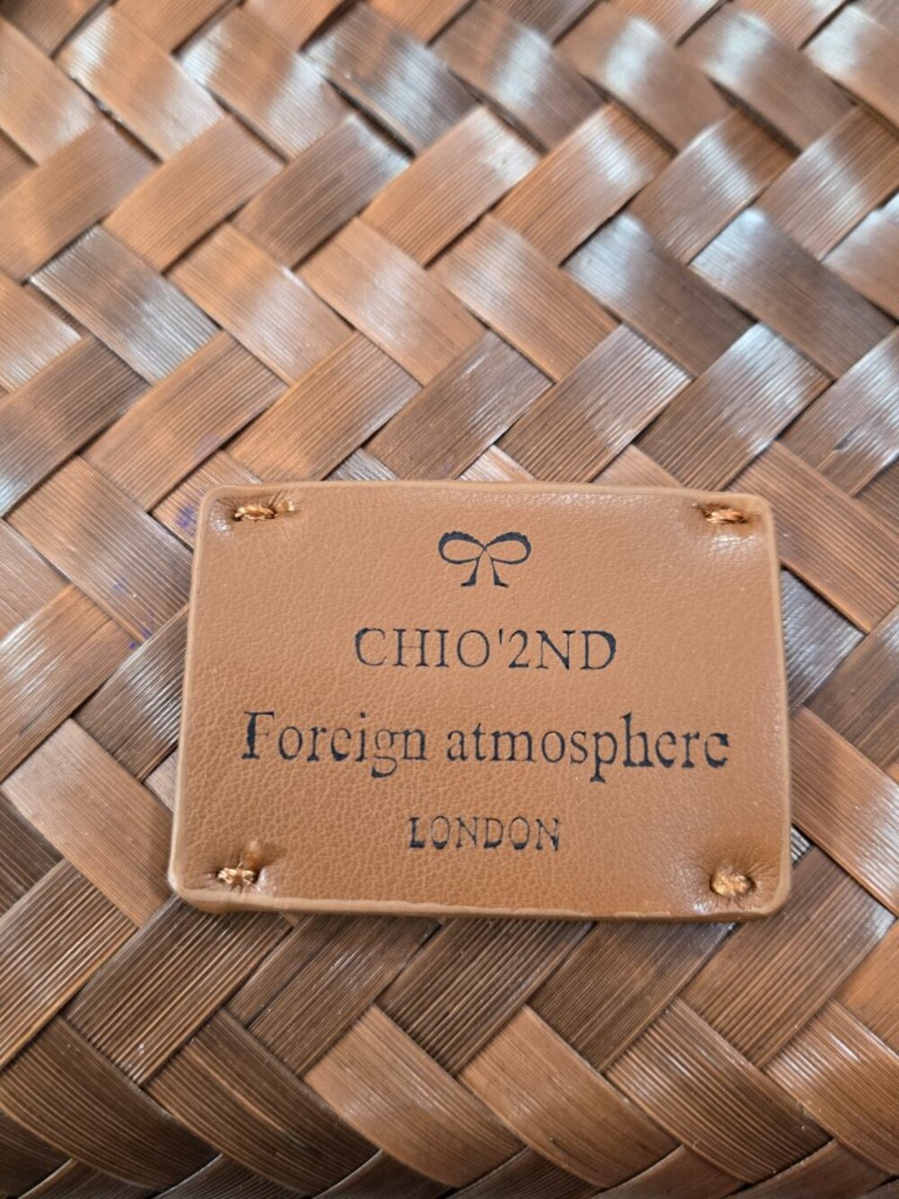 Chio '2nd Foreign atmosphere London Woven Handbag - Picture 9 of 9